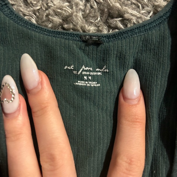 Out from under Urban Outfitters tank top (dark blue/green color) - Picture 3 of 4